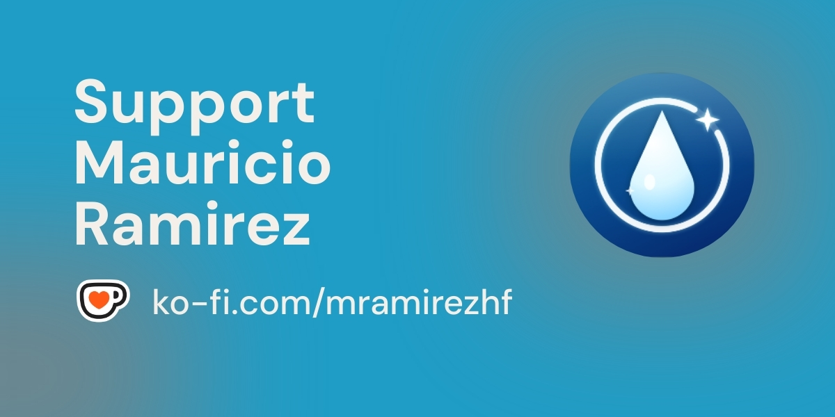 Support Mauricio Ramirez on Ko-fi — ko-fi.com/mramirezhf